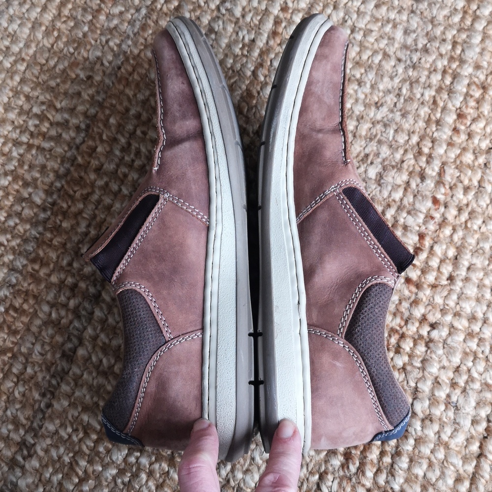 Men's Rieker leather slip-ons - Picture 10 of 12